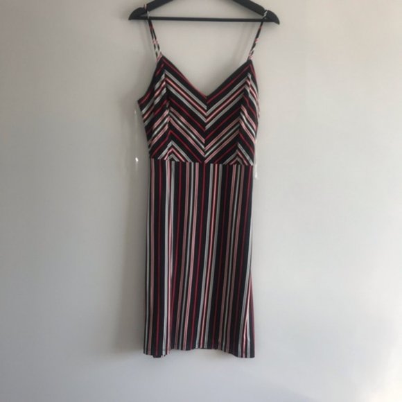 Multicolored Striped Fitted dress - Picture 2 of 3
